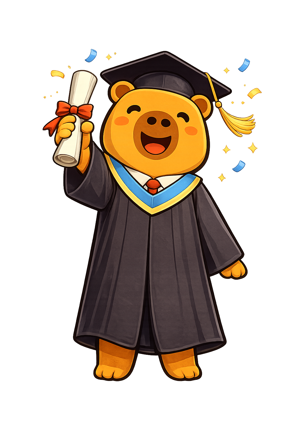 Capybara with a diploma
