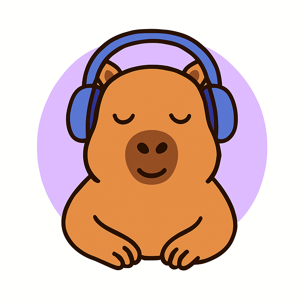 Listening capybara